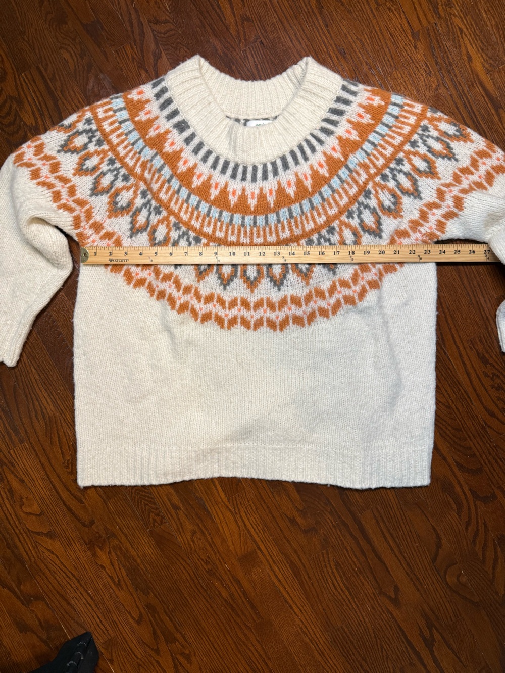 aerie Fair Isle Oversized Sweater - XL